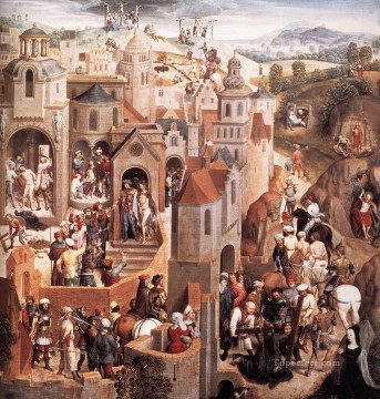 Escenas de la Pasión de Cristo 1470detalle2 religioso Hans Memling Pinturas al óleo